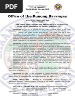 Executive Order No. 040 S. 2024 - An Executive Order Barangay HW