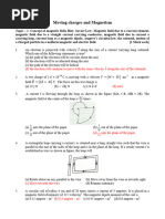 Moving Charges and Magnetism - Questions