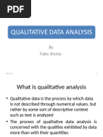 Qualitative Data Analysis