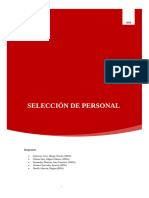 Informe Psicolaboral Selección de Personal