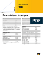 Caractéristiques Techniques: Pelle Hydraulique