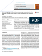 Determining Key Variables Influencing Energy Consumption in Office Buildings Through Cluster Analysis of Pre - and Post-Retrofit Building Data