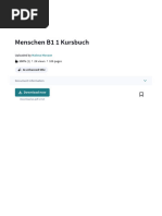 Menschen B1 1 Kursbuch - PDF