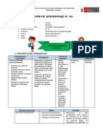 Sesión de Aprendizaje #40 - P.S