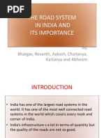 The Road System in India and Its Importance