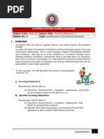 Module 1 - Practical Research 2