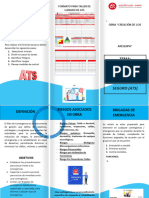 Triptico PLAN DE CONTINGENCIA Y LLENADO DE ATS