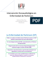 Intervención Fonoaudiológica en Enfermedad de Parkinson