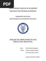 Análisis de Vibraciones en Una Reductora Industrial