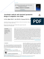 Aeroelastic Analysis and Structural Parametric Desi 2021 Chinese Journal of