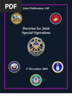 Doctrine For Joint Special Ops