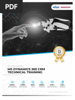 Ms Dynamics 365 CRM Technical Training