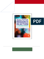 Instant Download (Ebook PDF) Qualitative Research in Action: A Canadian Primer 3rd Edition PDF All Chapter