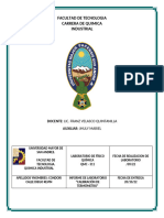 Informe de Calibración de Termometro