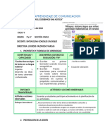 SESIÓN DE APRENDIZAJE DE COMUNICACION Escribimos Noticias