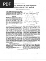 Optimizing Networks of Traffic Signals in Real Time - The SCOOT Method