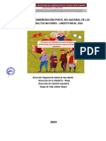 Plan para La Conmemoración Por El Dia Nacional de Las Personas Adultas Mayores Diresa 2024
