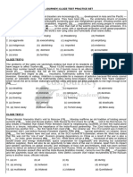 Cloze Test Practise Class PDF