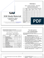 SGK Physics and Chemistry Material 2011