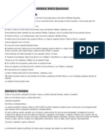 GoogleDocsEjercicios Infor4e