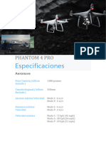 PHANTOM 4 PROSpecs