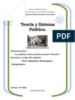 Trabajo de Teoría y Sistema Político #2