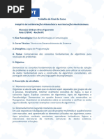 TFC - Modelo Do Plano de Intervenção