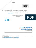 zxv10 b866v2f Rich Media Box Manual