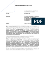 Contrato de Obra Publica No 001