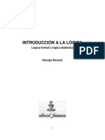 Introducción A La Lógica George Novack 11-12-11