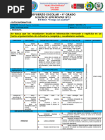 SESIÓN DE REFUERZO 4° - Semana Del 19 de Agosto