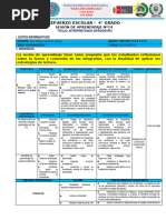 SESIÓN DE REFUERZO 4° - Semana Del 12 de Agosto