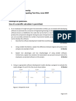 CS211 Test One 2024 - Deferred Test