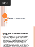  Why Study History