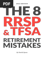 The 8 RRSP TFSA Retirement Mistakes