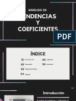 Análisis De: Tendencias Y Coeficientes