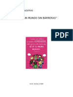 Proyecto Interinstitucional de Apoyo A La Inclusión