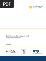 UKOOA, Guidelines For The Management of Safety Critical Elements 2007, 2007-04-10