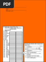 3ADE Comparatives and Superlatives