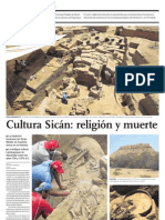 Cultura Sicán Religión y Muerte