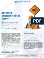 2 Day Event On Advanced Behaviour Based Safety