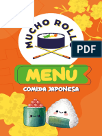 Sushi Menu