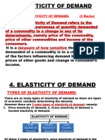 Chap. 4, PPT's On Elasticity of Demand