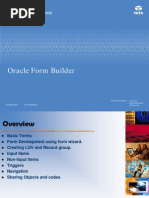 Oracle Form Builder