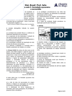 Lista Aula 5 - Sociedade Açucareira e Escravidão PDF