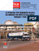 La Petrolera Ypfb Incrementa Un 65% Los Ingresos Por Venta de GLP A Brasil, Paraguay Y Perú