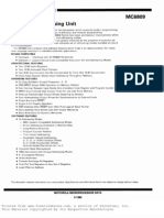 MC6809 Datasheet