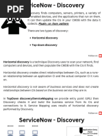 ServiceNow CMDB Discovery