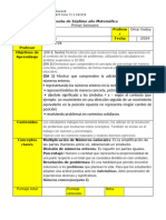 Adecuacion N°1 Matematica, Septimo B