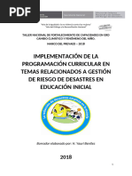 De Desastres en Educación Inicial